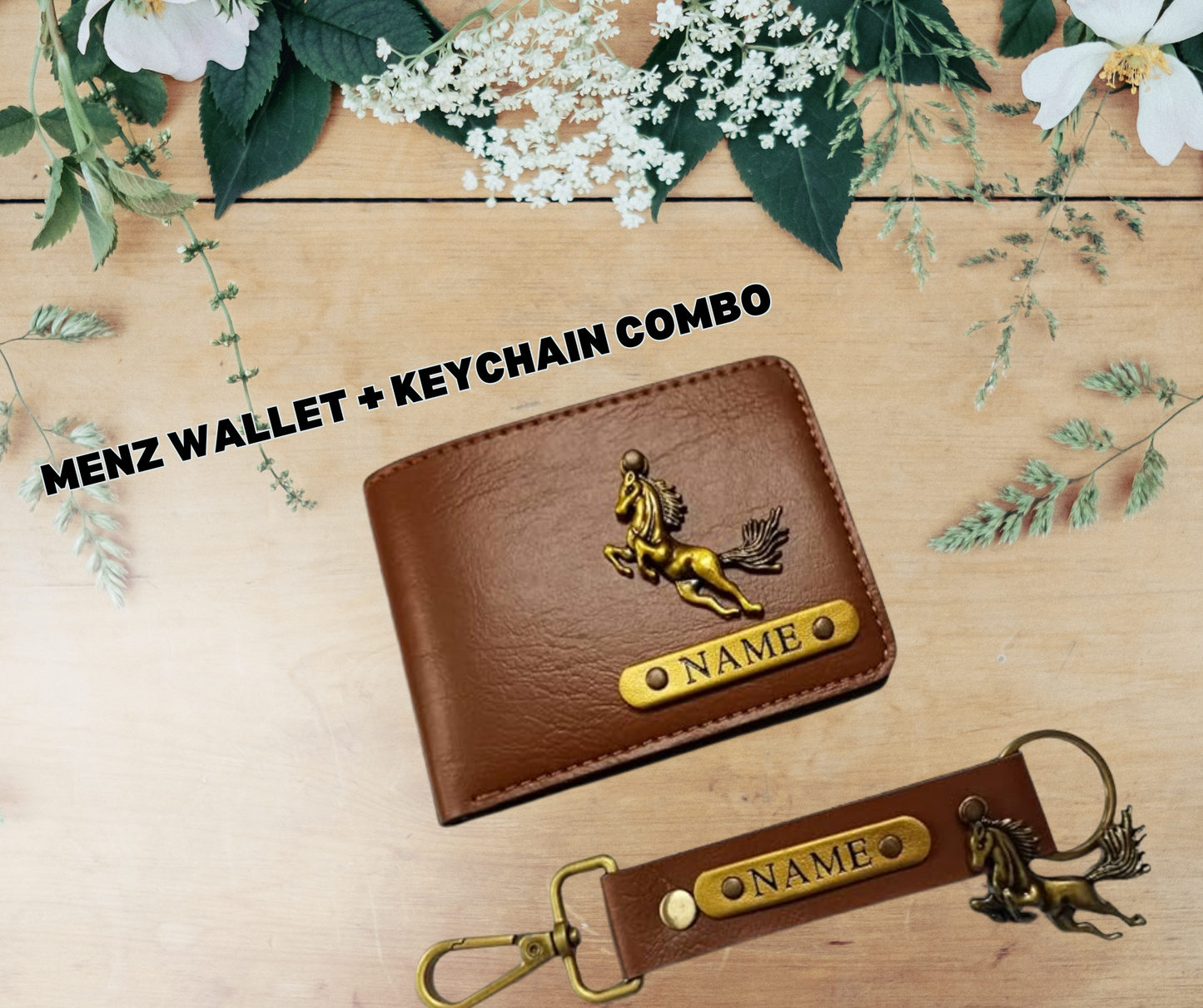 Wallet + Keychain Combo