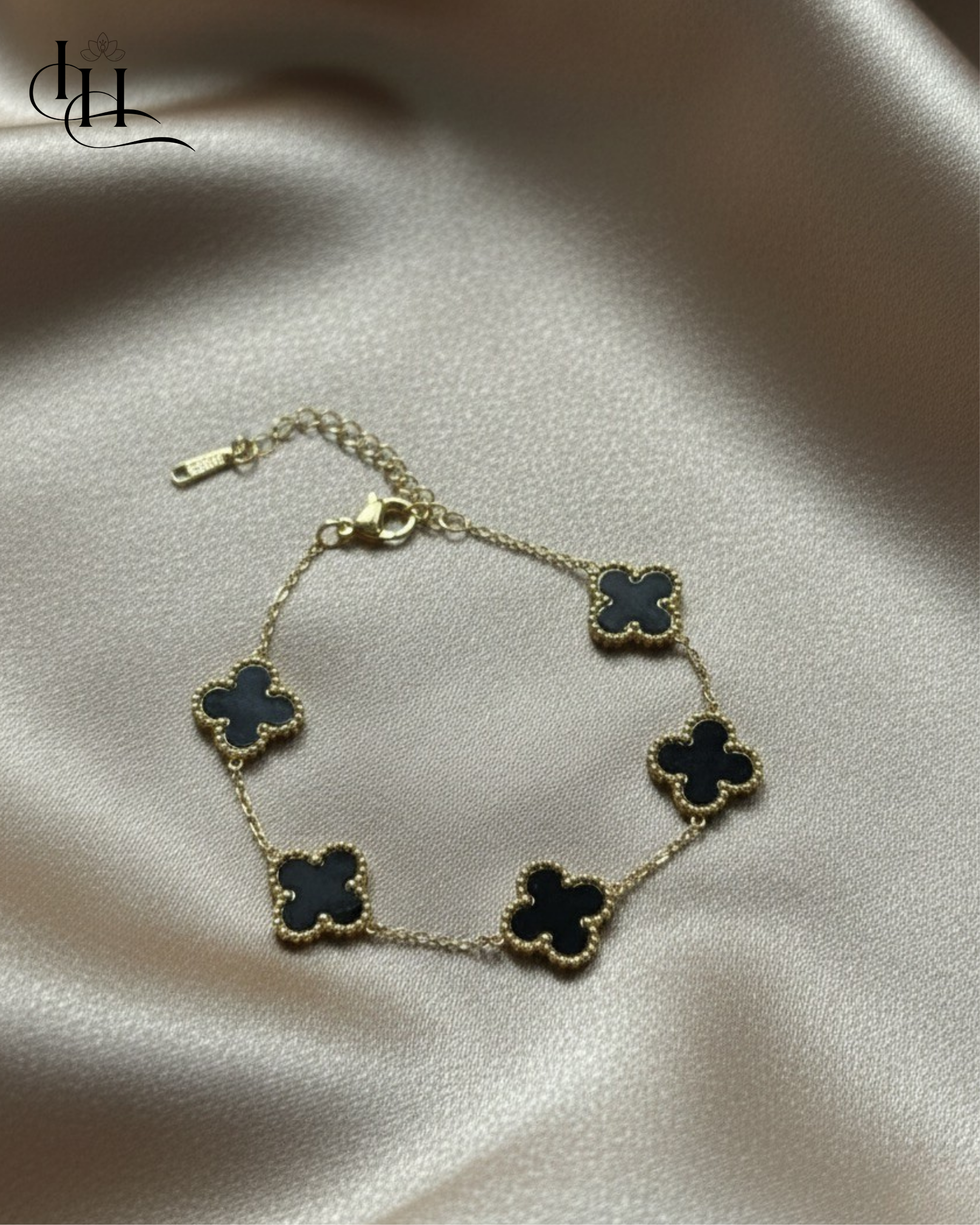 Black Clover Charm Bracelet