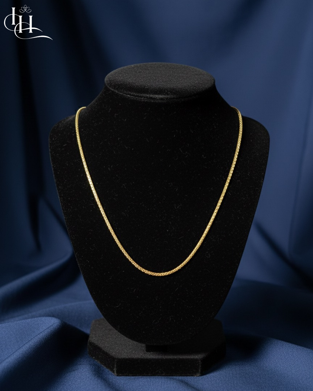 Classic Gold-Tone Rope Chain Necklace