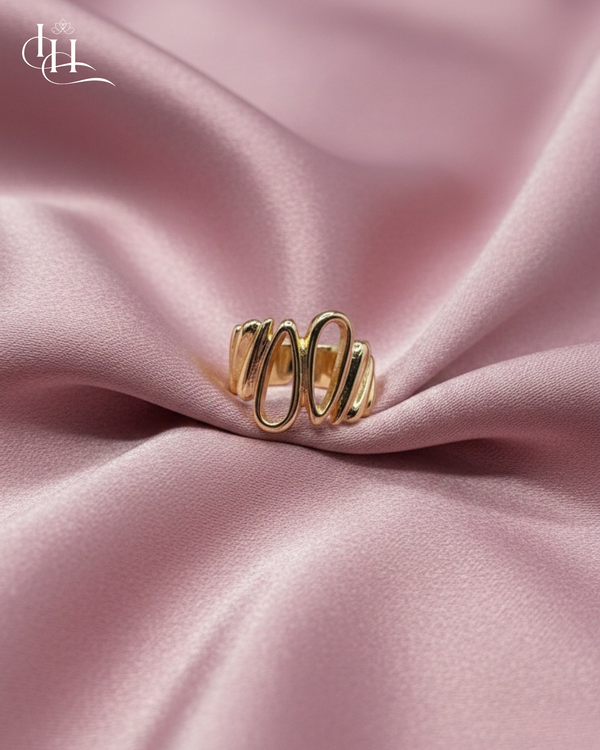 Wave Loop Adjustable Ring