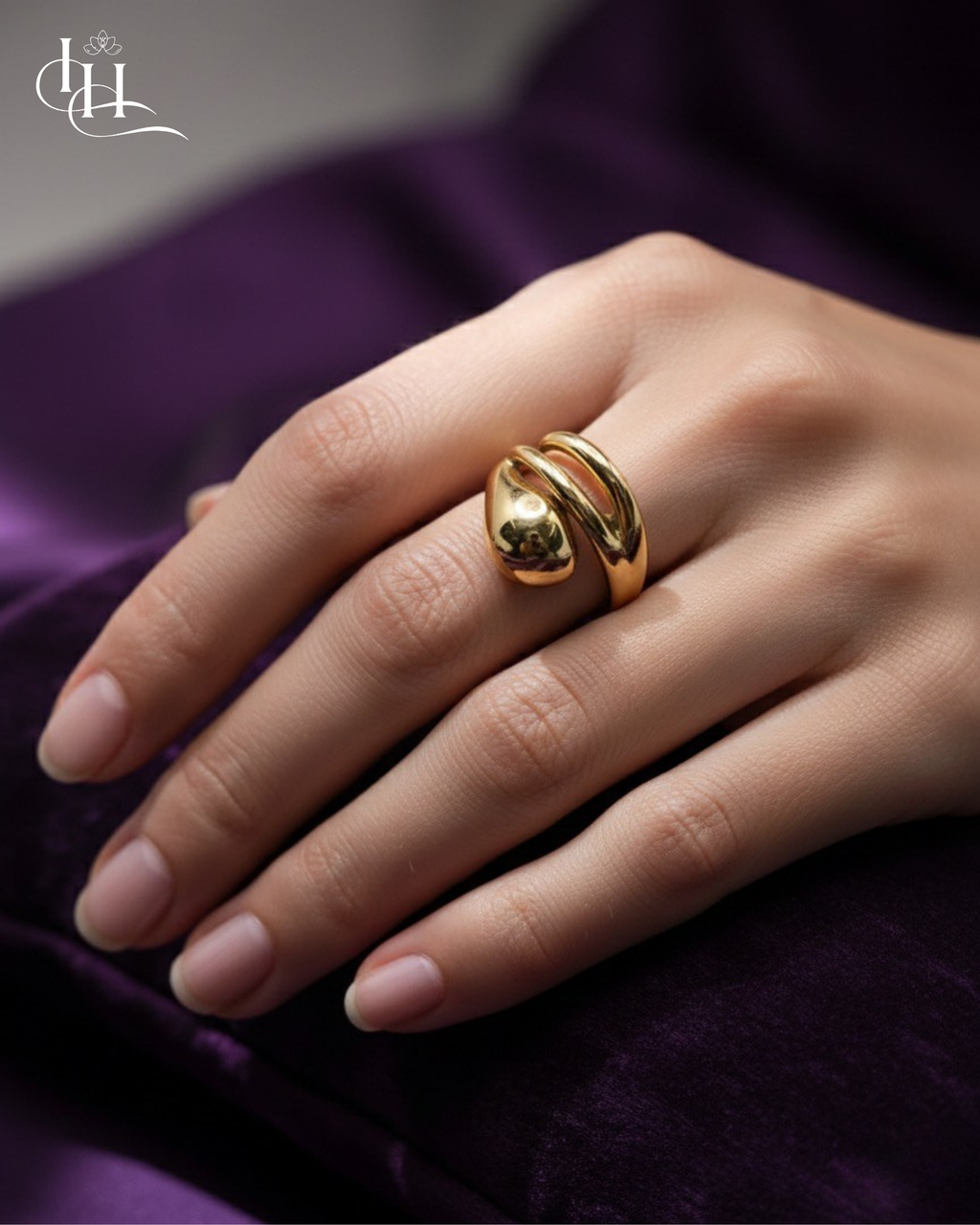 Bold Dome Wrap Ring