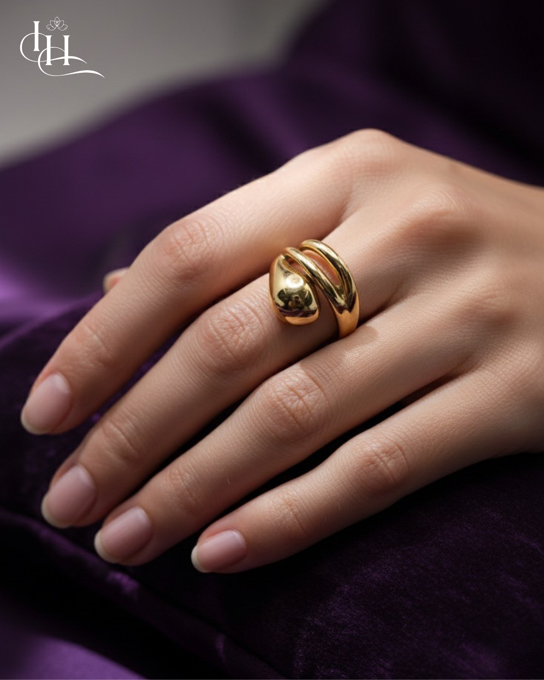 Bold Dome Wrap Ring