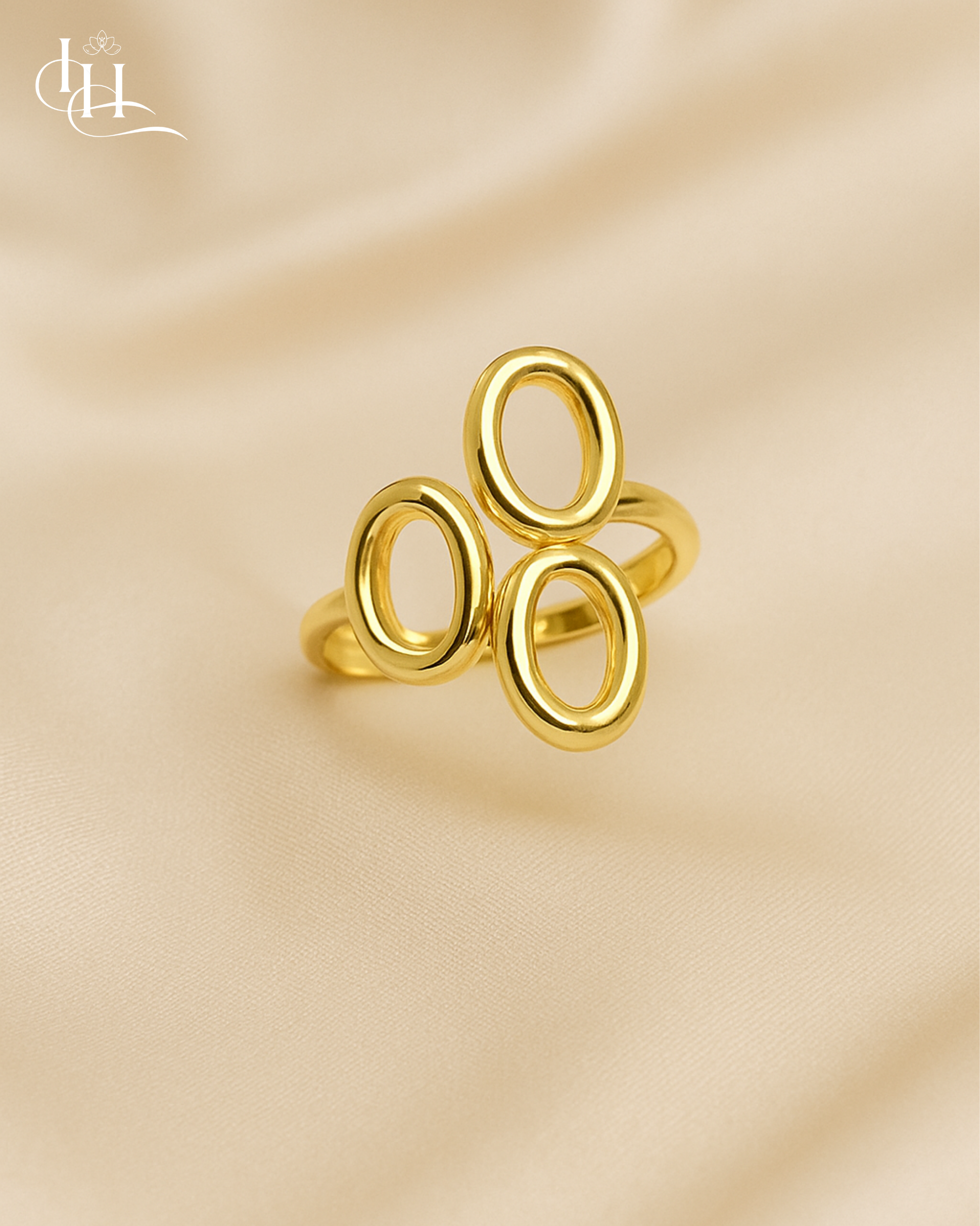 Triple Oval Statement Ring