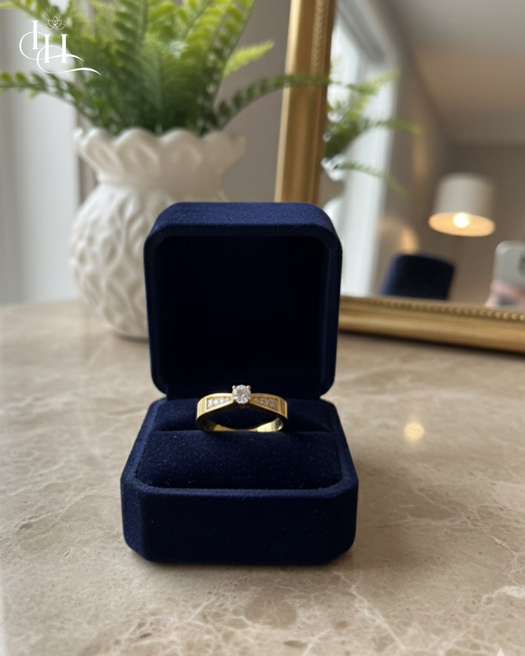 Classic Solitaire Band Ring