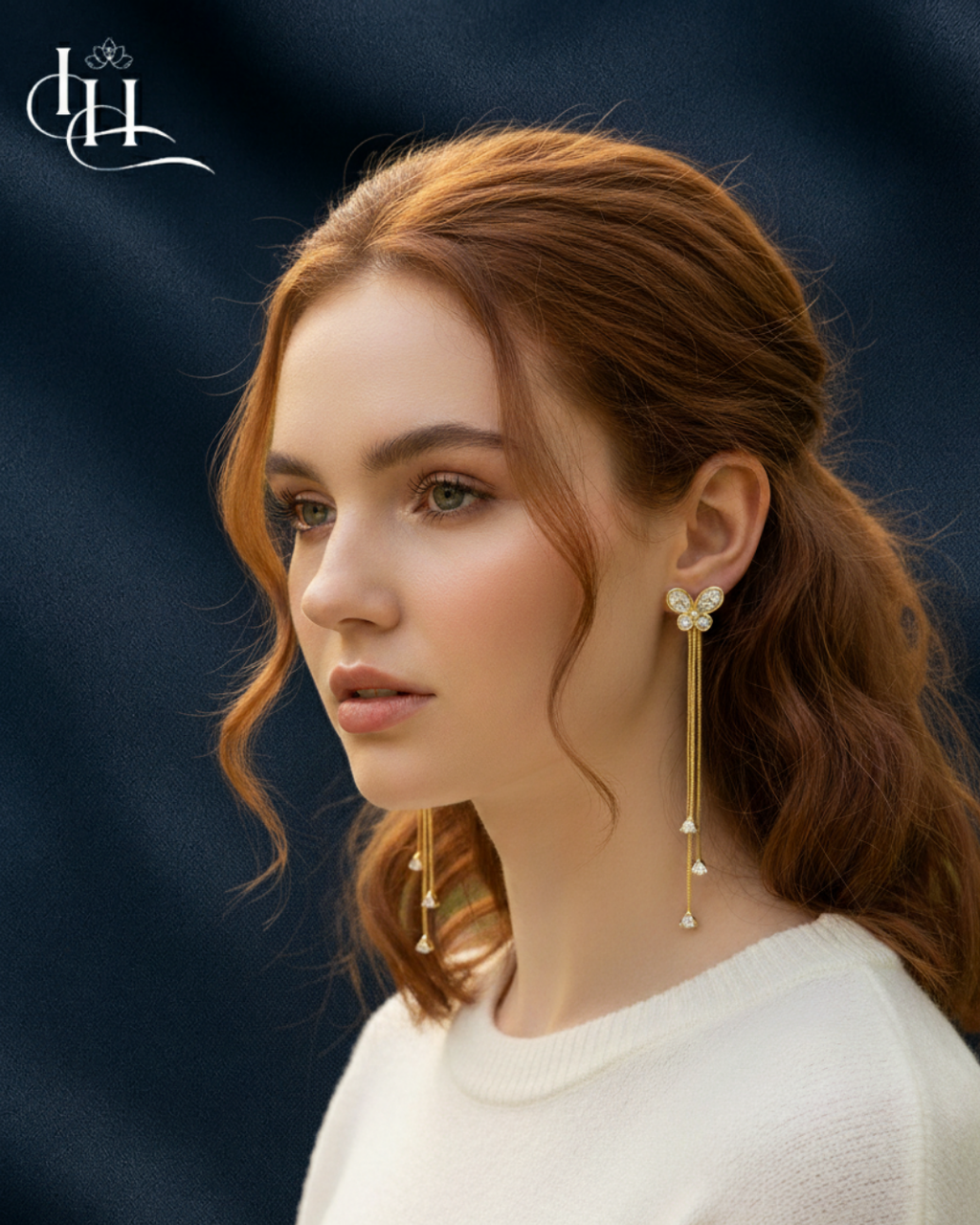 Butterfly Tassel Earrings